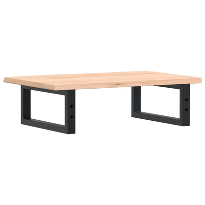 vidaXL Basin Shelf Wall Mounted Steel and Solid Wood Oak