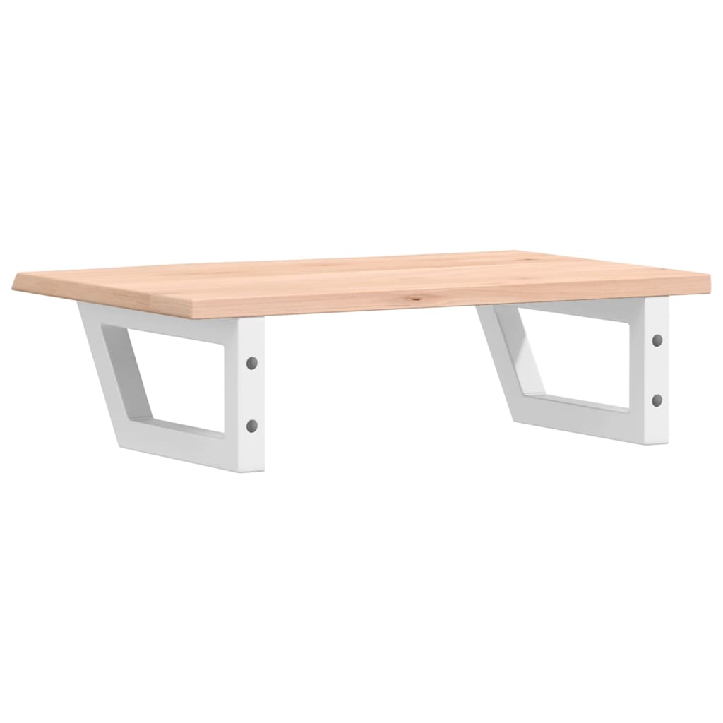 vidaXL Basin Shelf Wall Mounted Steel and Solid Wood Oak