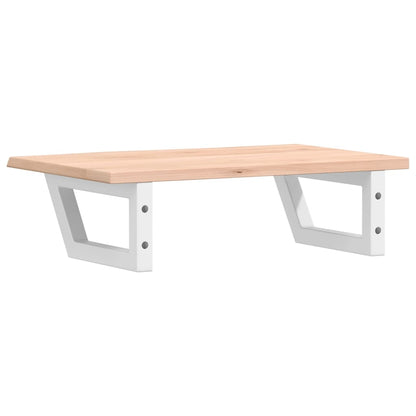 vidaXL Basin Shelf Wall Mounted Steel and Solid Wood Oak