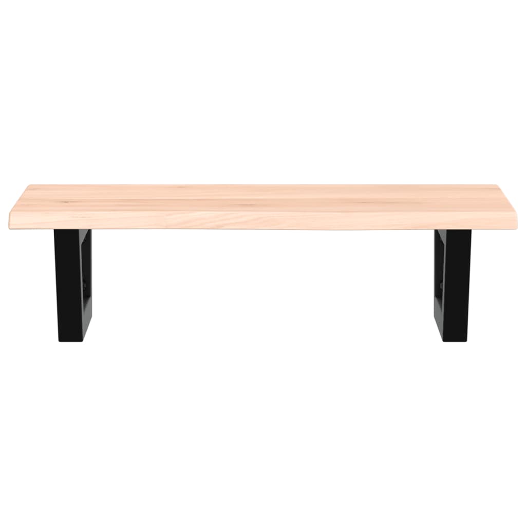 vidaXL Basin Shelf Wall Mounted Steel and Solid Wood Oak