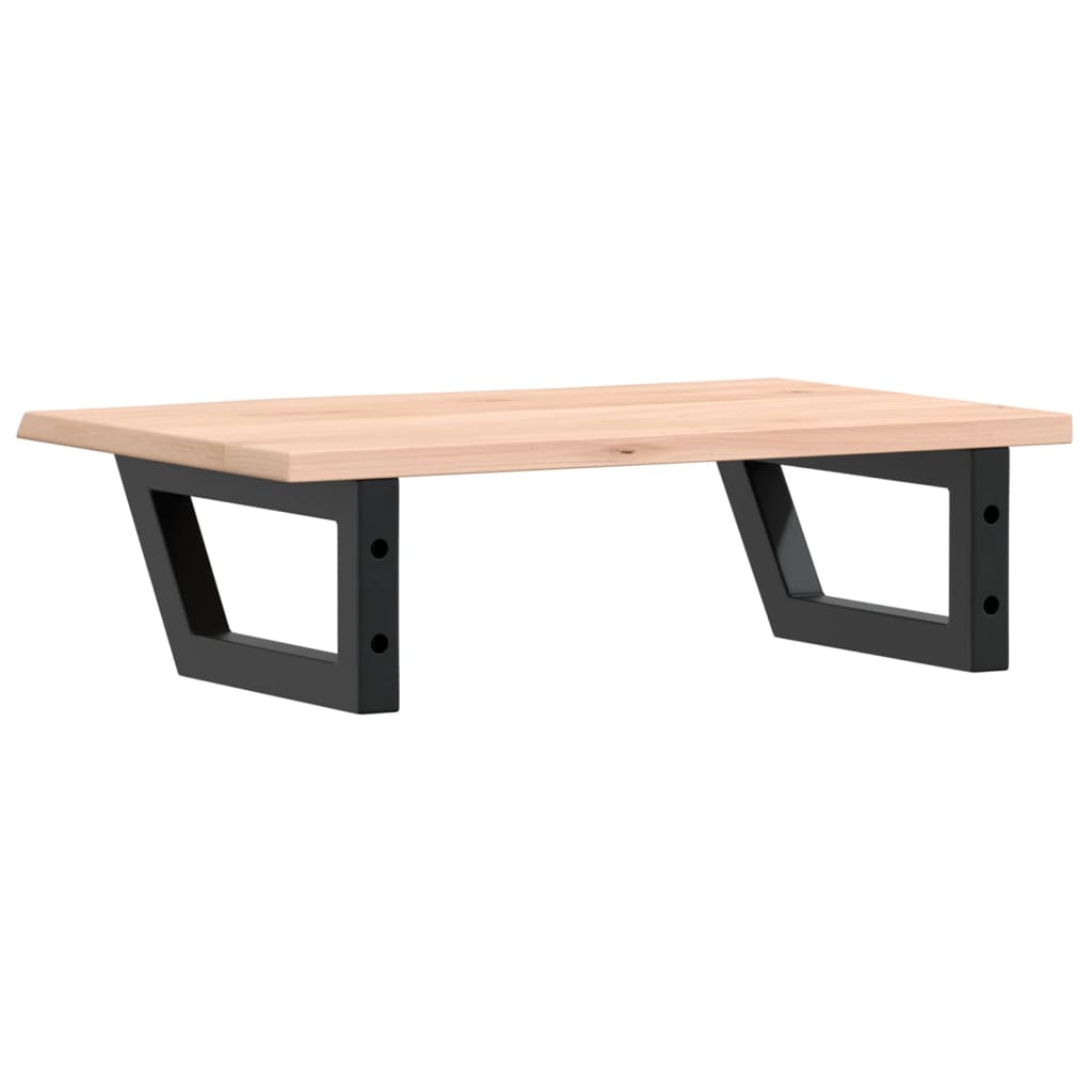 vidaXL Basin Shelf Wall Mounted Steel and Solid Wood Oak