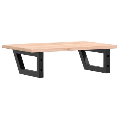 vidaXL Basin Shelf Wall Mounted Steel and Solid Wood Oak