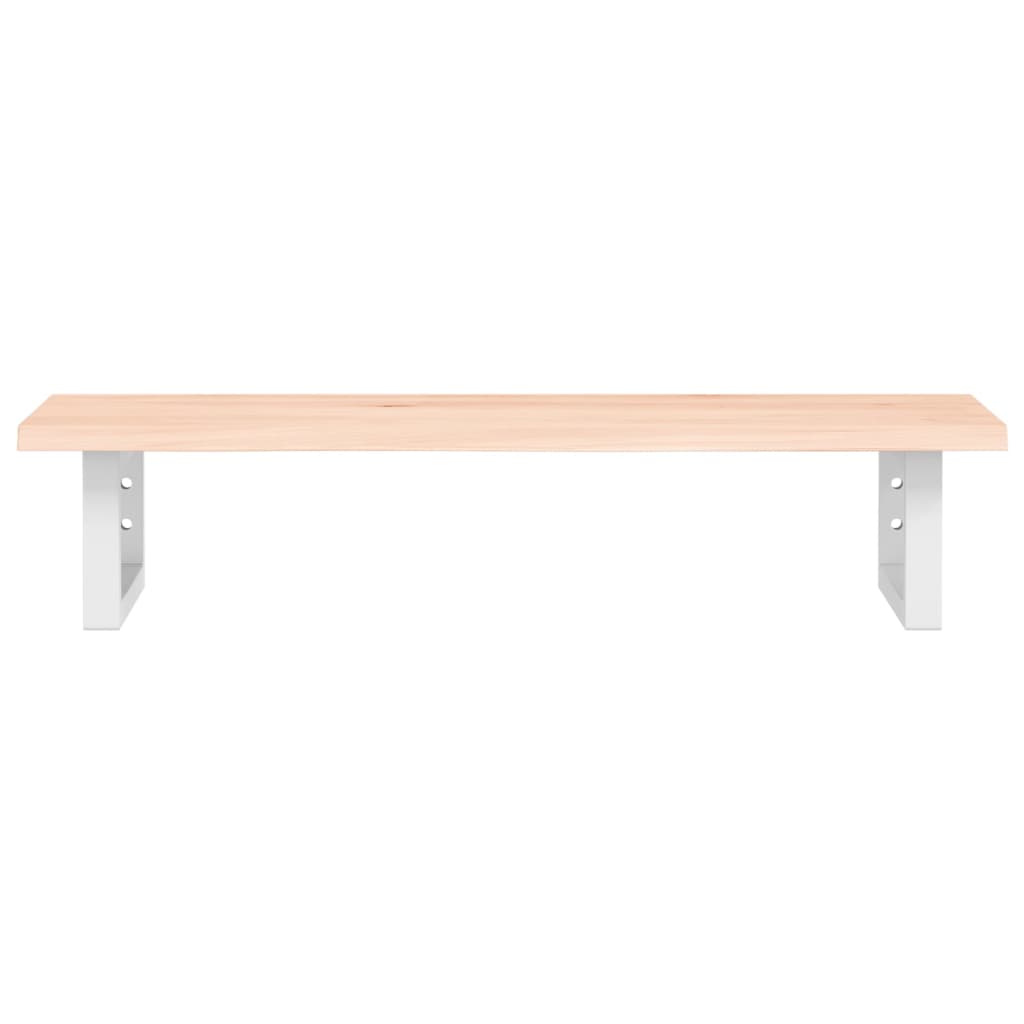 vidaXL Basin Shelf Wall Mounted Steel and Solid Wood Oak