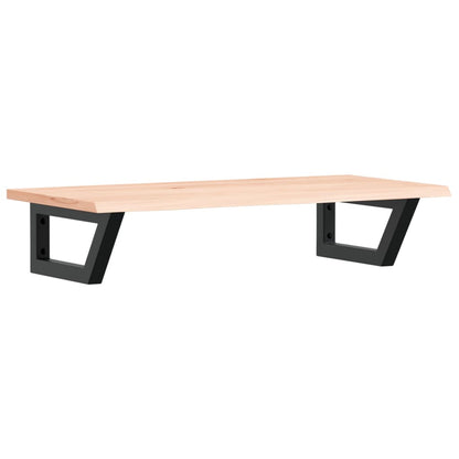 vidaXL Basin Shelf Wall Mounted Steel and Solid Wood Oak