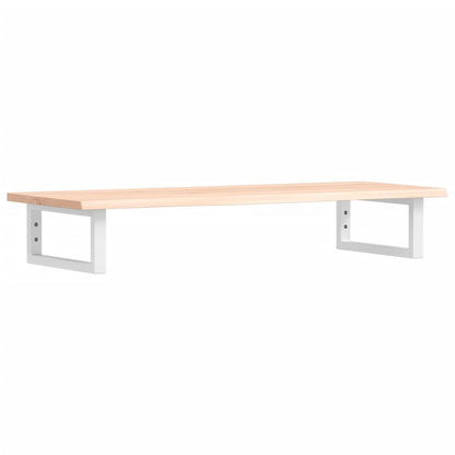 vidaXL Basin Shelf Wall Mounted Steel and Solid Wood Oak