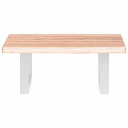 vidaXL Basin Shelf Wall Mounted Steel and Solid Wood Oak