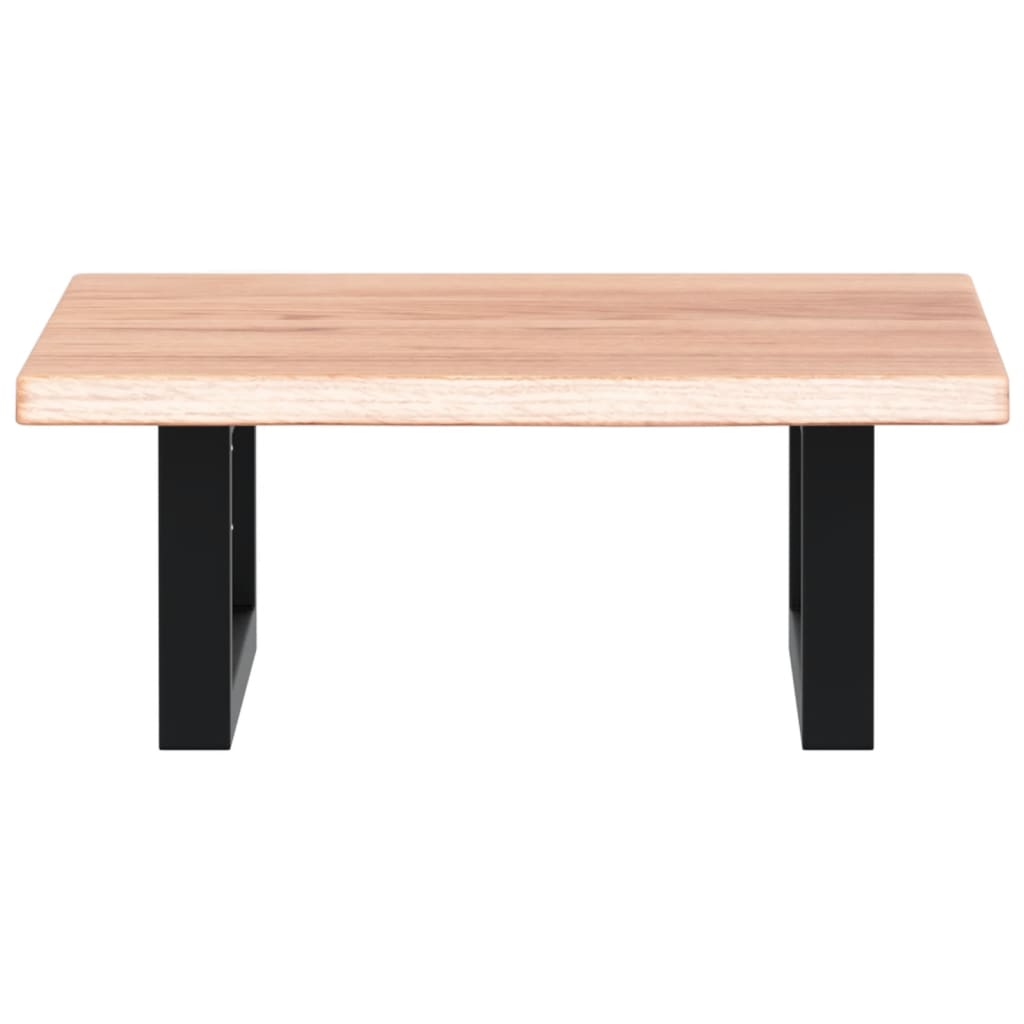 vidaXL Basin Shelf Wall Mounted Steel and Solid Wood Oak