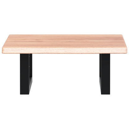 vidaXL Basin Shelf Wall Mounted Steel and Solid Wood Oak
