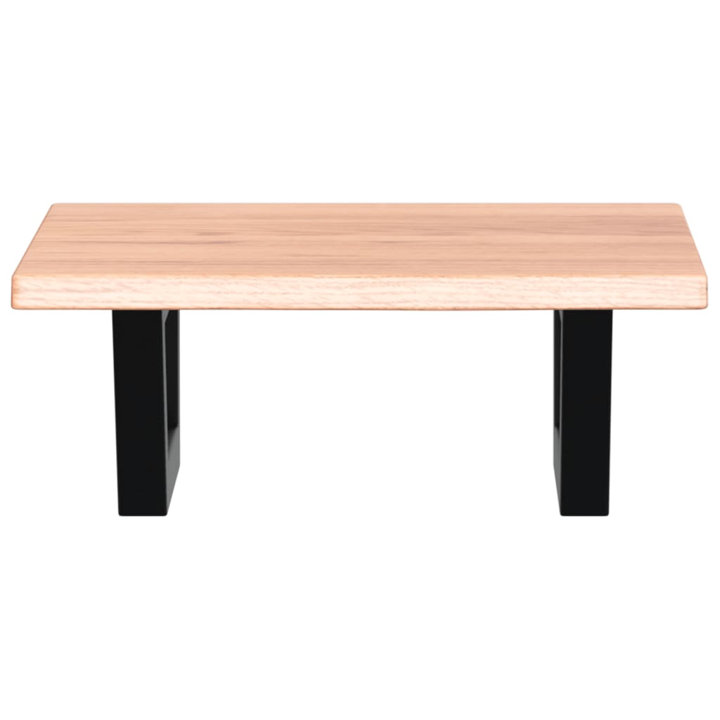 vidaXL Basin Shelf Wall Mounted Steel and Solid Wood Oak