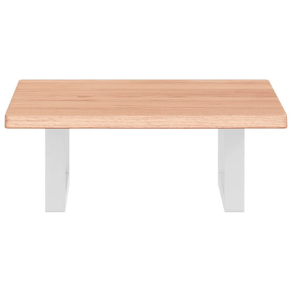 vidaXL Basin Shelf Wall Mounted Steel and Solid Wood Oak