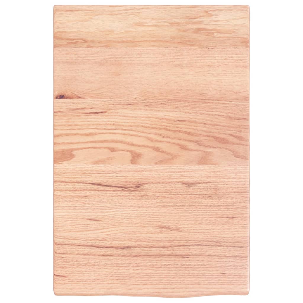 vidaXL Basin Shelf Wall Mounted Steel and Solid Wood Oak