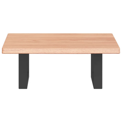 vidaXL Basin Shelf Wall Mounted Steel and Solid Wood Oak