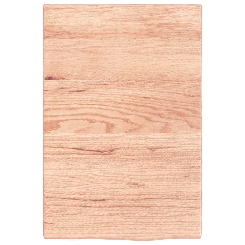 vidaXL Basin Shelf Wall Mounted Steel and Solid Wood Oak