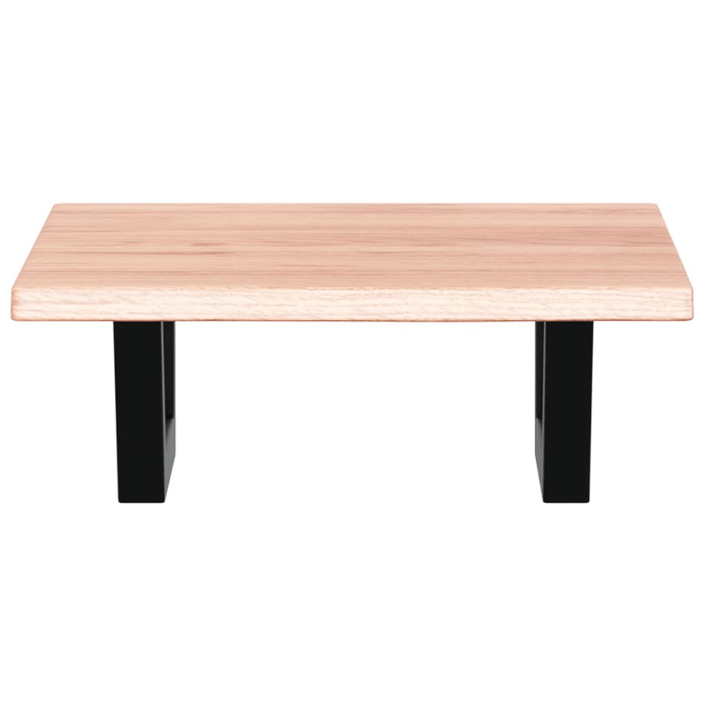 vidaXL Basin Shelf Wall Mounted Steel and Solid Wood Oak