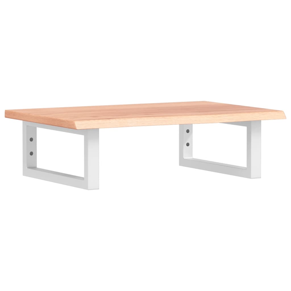 vidaXL Basin Shelf Wall Mounted Steel and Solid Wood Oak