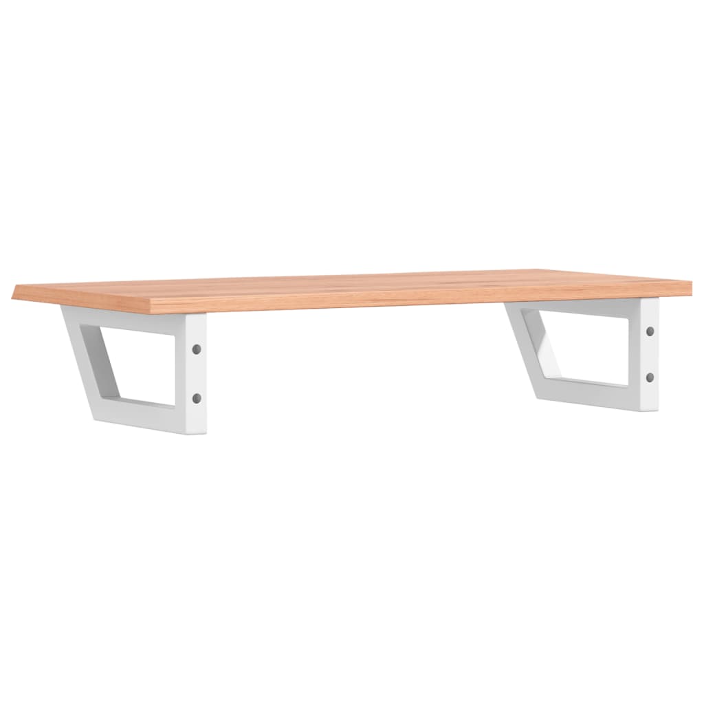 vidaXL Basin Shelf Wall Mounted Steel and Solid Wood Oak