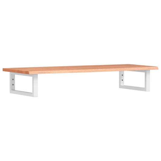 vidaXL Basin Shelf Wall Mounted Steel and Solid Wood Oak