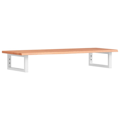 vidaXL Basin Shelf Wall Mounted Steel and Solid Wood Oak