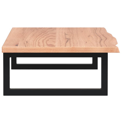 vidaXL Basin Shelf Wall Mounted Steel and Solid Wood Oak