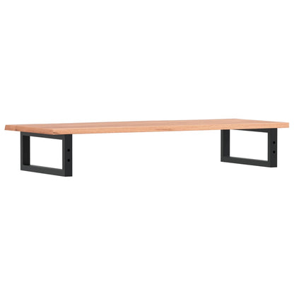 vidaXL Basin Shelf Wall Mounted Steel and Solid Wood Oak