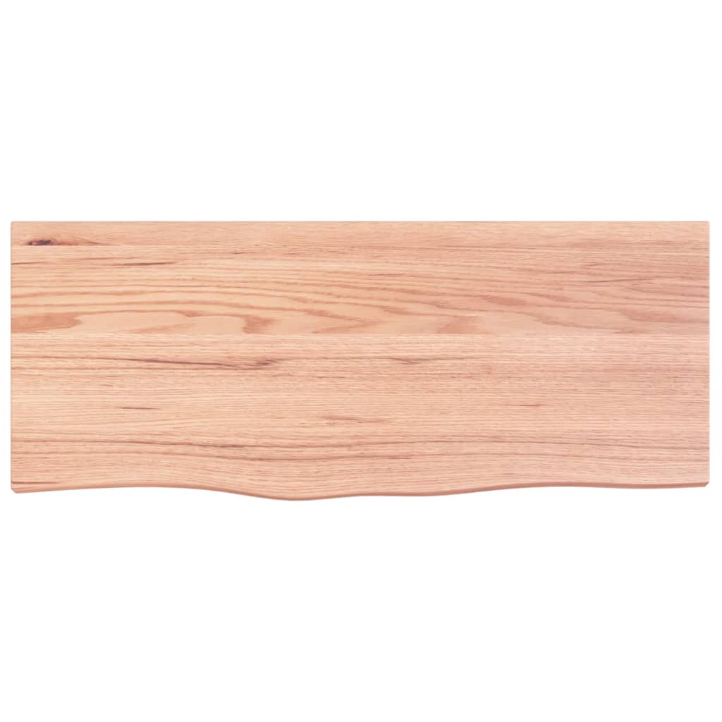 vidaXL Basin Shelf Wall Mounted Steel and Solid Wood Oak