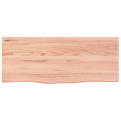 vidaXL Basin Shelf Wall Mounted Steel and Solid Wood Oak