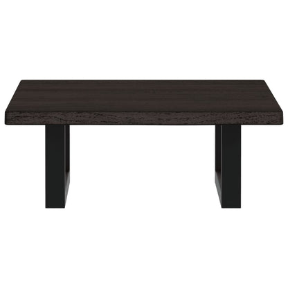 vidaXL Basin Shelf Wall Mounted Steel and Solid Wood Oak