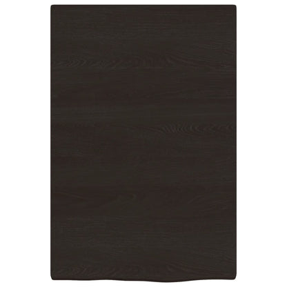 vidaXL Basin Shelf Wall Mounted Steel and Solid Wood Oak