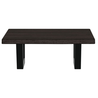 vidaXL Basin Shelf Wall Mounted Steel and Solid Wood Oak