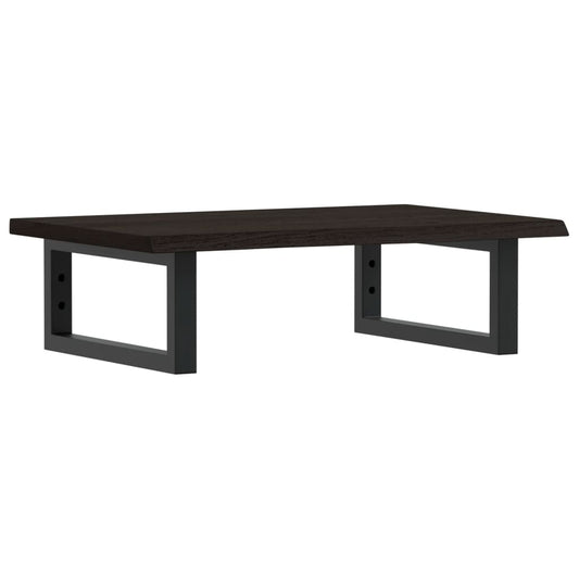 vidaXL Basin Shelf Wall Mounted Steel and Solid Wood Oak