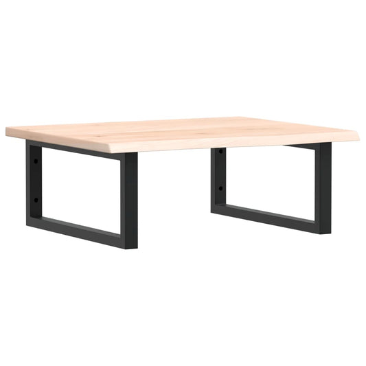 vidaXL Basin Shelf Wall Mounted Steel and Solid Wood Oak