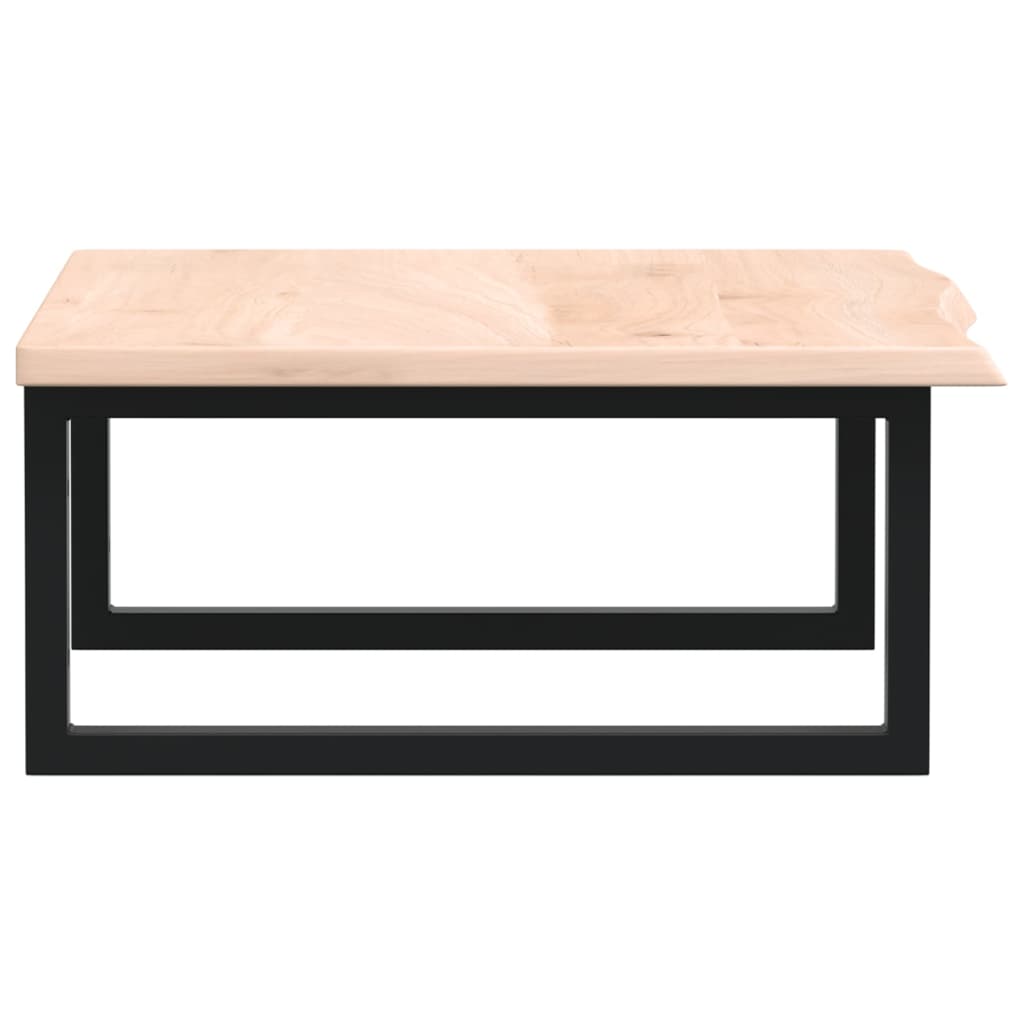 vidaXL Basin Shelf Wall Mounted Steel and Solid Wood Oak