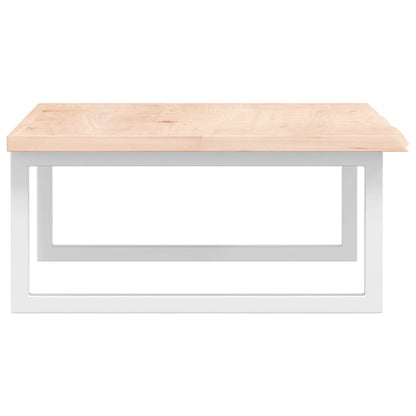 vidaXL Basin Shelf Wall Mounted Steel and Solid Wood Oak