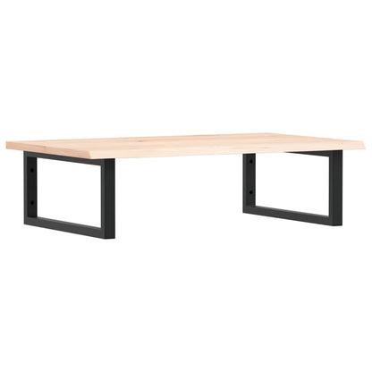 vidaXL Basin Shelf Wall Mounted Steel and Solid Wood Oak
