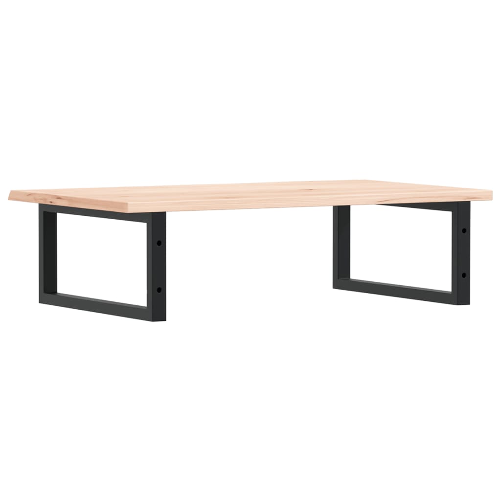 vidaXL Basin Shelf Wall Mounted Steel and Solid Wood Oak
