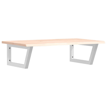 vidaXL Basin Shelf Wall Mounted Steel and Solid Wood Oak