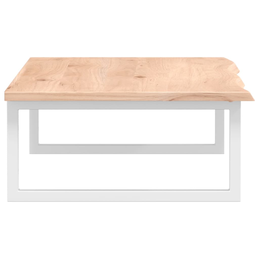 vidaXL Basin Shelf Wall Mounted Steel and Solid Wood Oak
