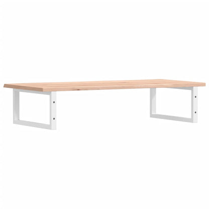 vidaXL Basin Shelf Wall Mounted Steel and Solid Wood Oak