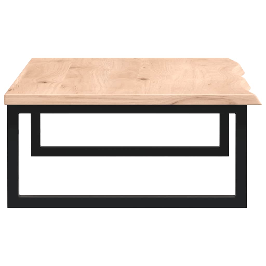 vidaXL Basin Shelf Wall Mounted Steel and Solid Wood Oak