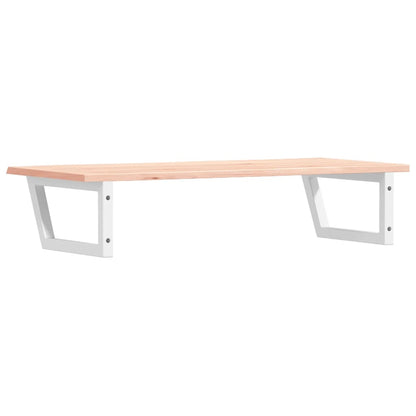 vidaXL Basin Shelf Wall Mounted Steel and Solid Wood Oak