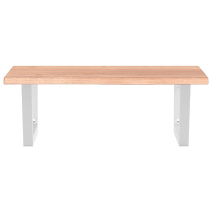 vidaXL Basin Shelf Wall Mounted Steel and Solid Wood Oak