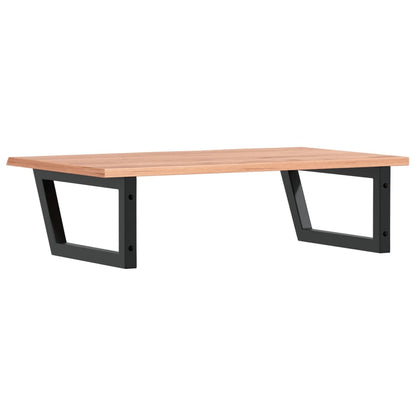 vidaXL Basin Shelf Wall Mounted Steel and Solid Wood Oak