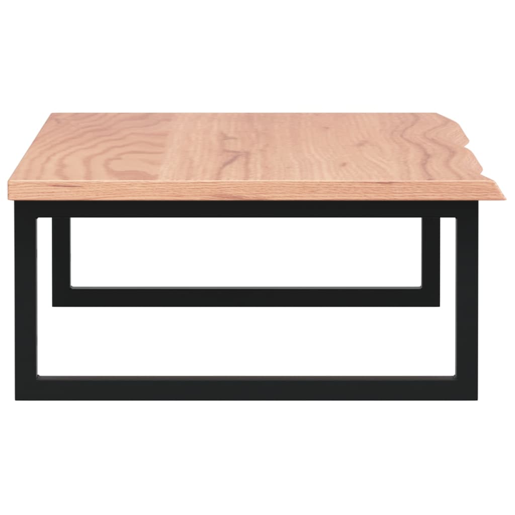 vidaXL Basin Shelf Wall Mounted Steel and Solid Wood Oak