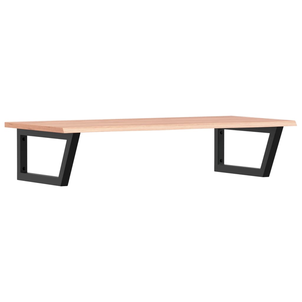 vidaXL Basin Shelf Wall Mounted Steel and Solid Wood Oak