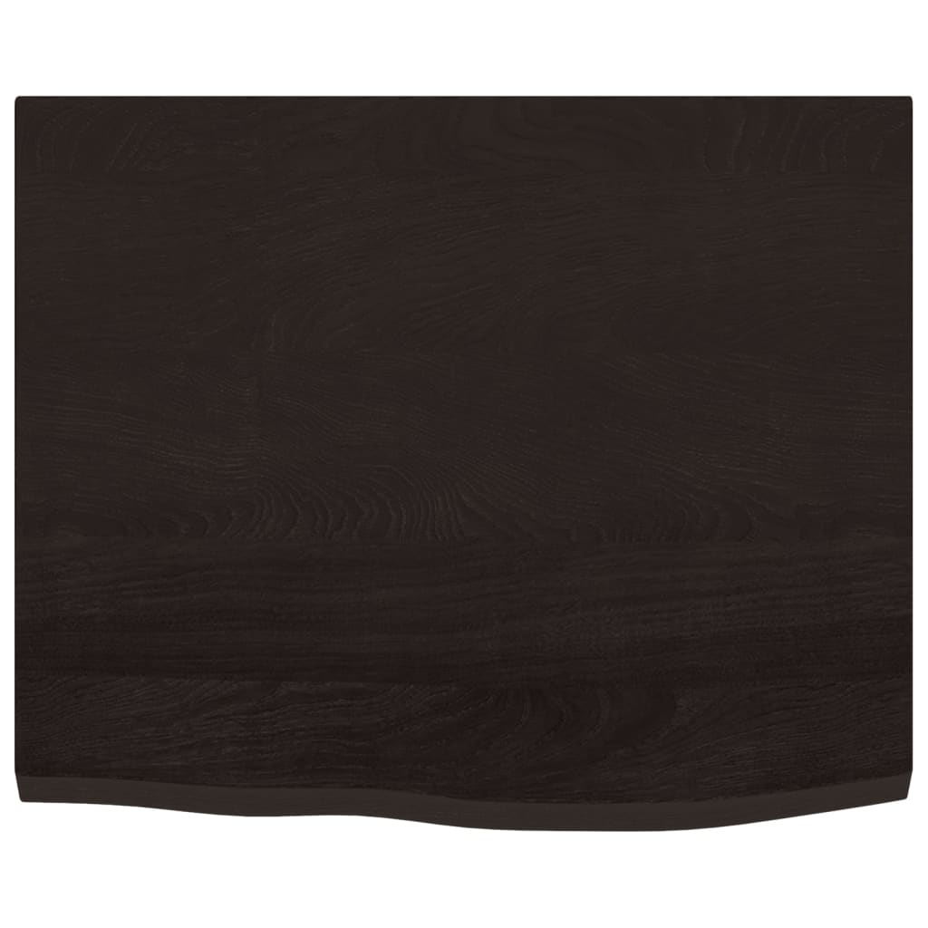 vidaXL Basin Shelf Wall Mounted Steel and Solid Wood Oak