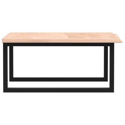 vidaXL Basin Shelf Wall Mounted Steel and Solid Wood Oak
