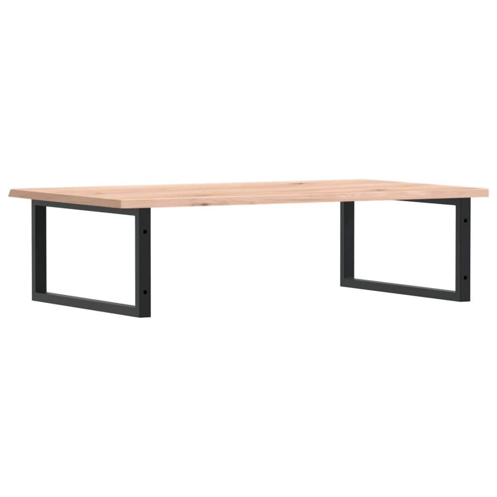vidaXL Basin Shelf Wall Mounted Steel and Solid Wood Oak