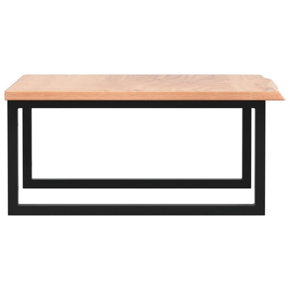vidaXL Basin Shelf Wall Mounted Steel and Solid Wood Oak