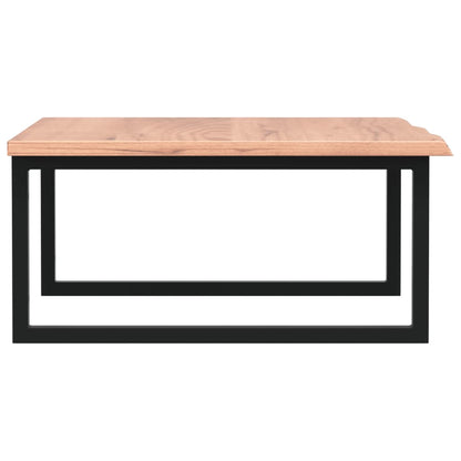 vidaXL Basin Shelf Wall Mounted Steel and Solid Wood Oak