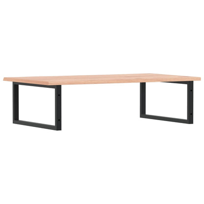 vidaXL Basin Shelf Wall Mounted Steel and Solid Wood Oak
